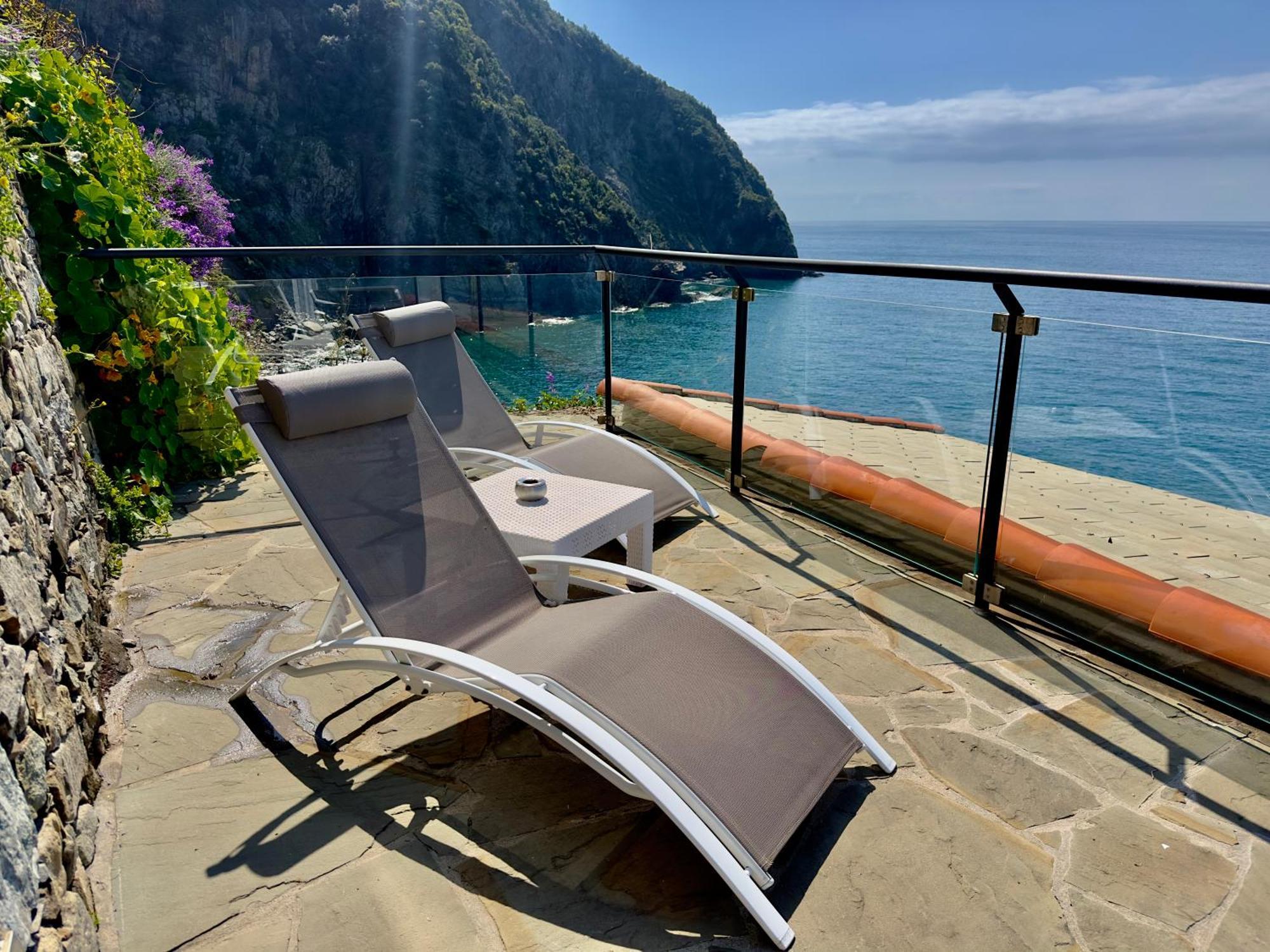 Creuza De Mae Hotel Riomaggiore Bagian luar foto