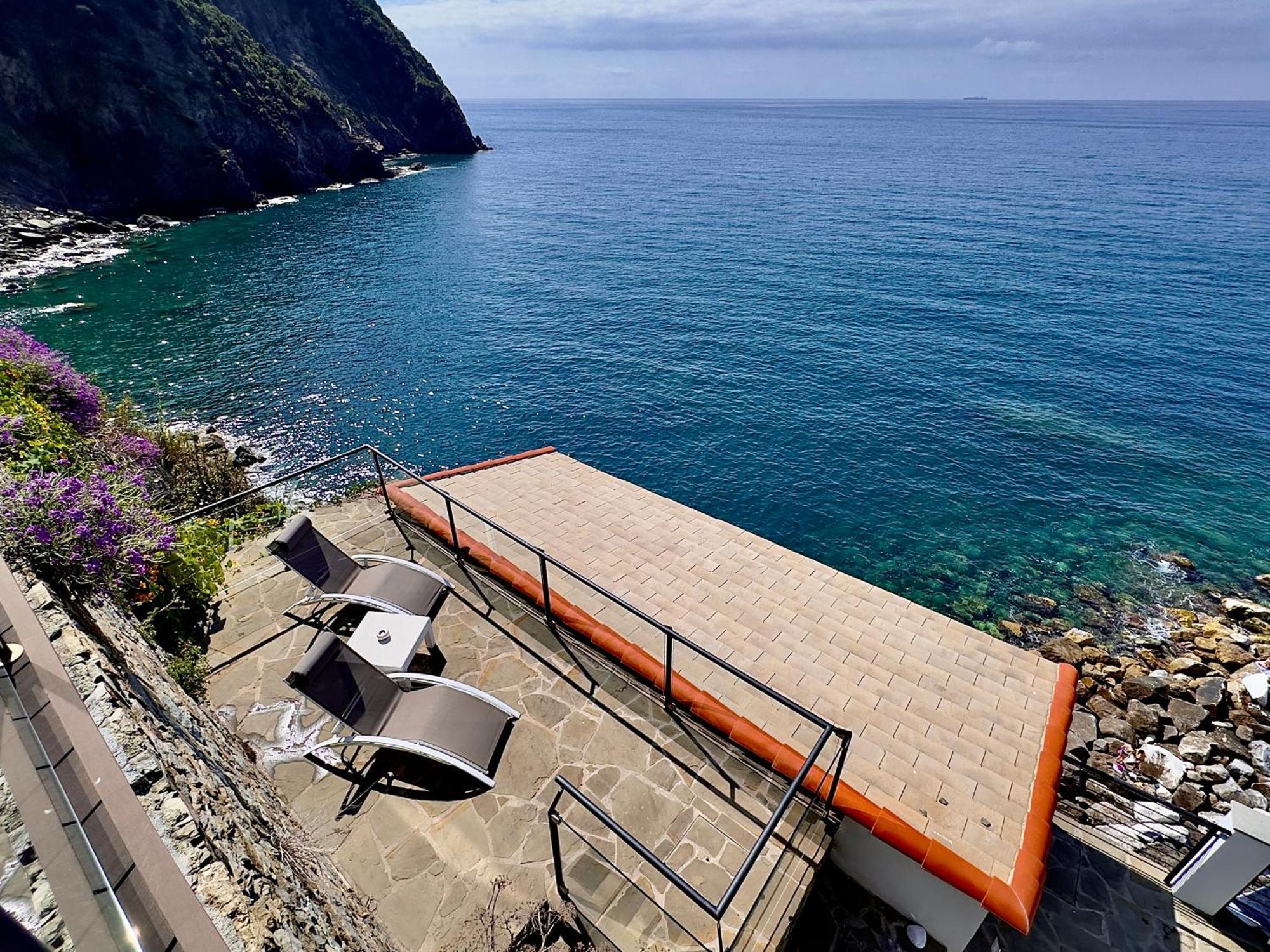 Creuza De Mae Hotel Riomaggiore Bagian luar foto