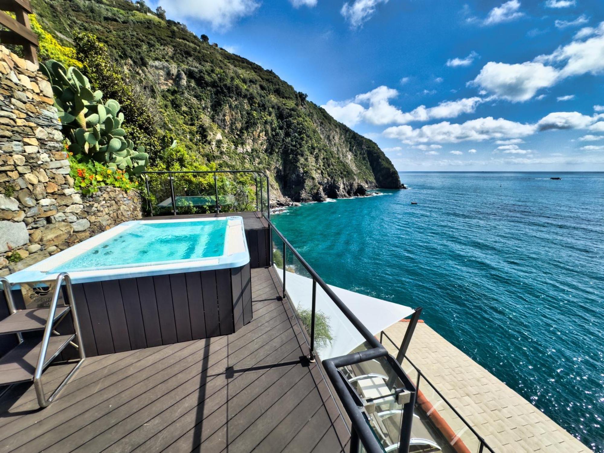 Creuza De Mae Hotel Riomaggiore Bagian luar foto